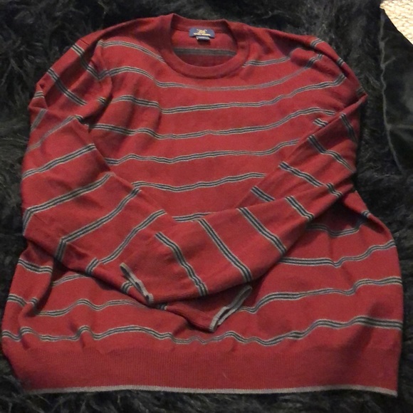 Brooks Brothers 346 Merino Will Striped Sweater XL - Picture 3 of 4